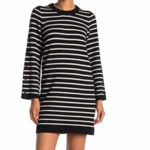 Madewell Donegal Sweater dress striped M